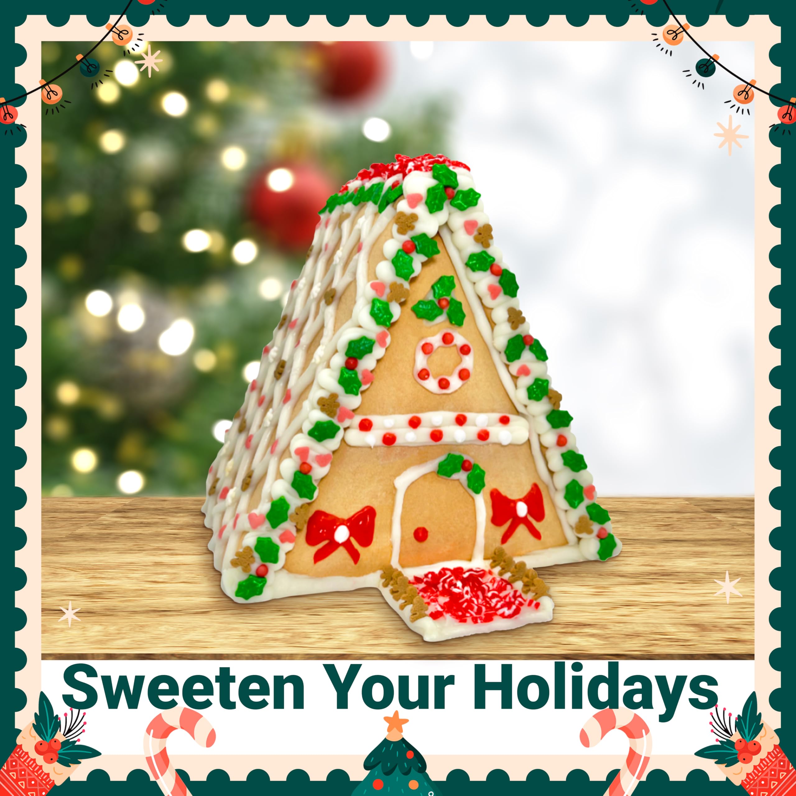 Sarah's Candy Factory Sarah's Candy Factory Gingerbread Cookie House Kit - 1.6 lbs