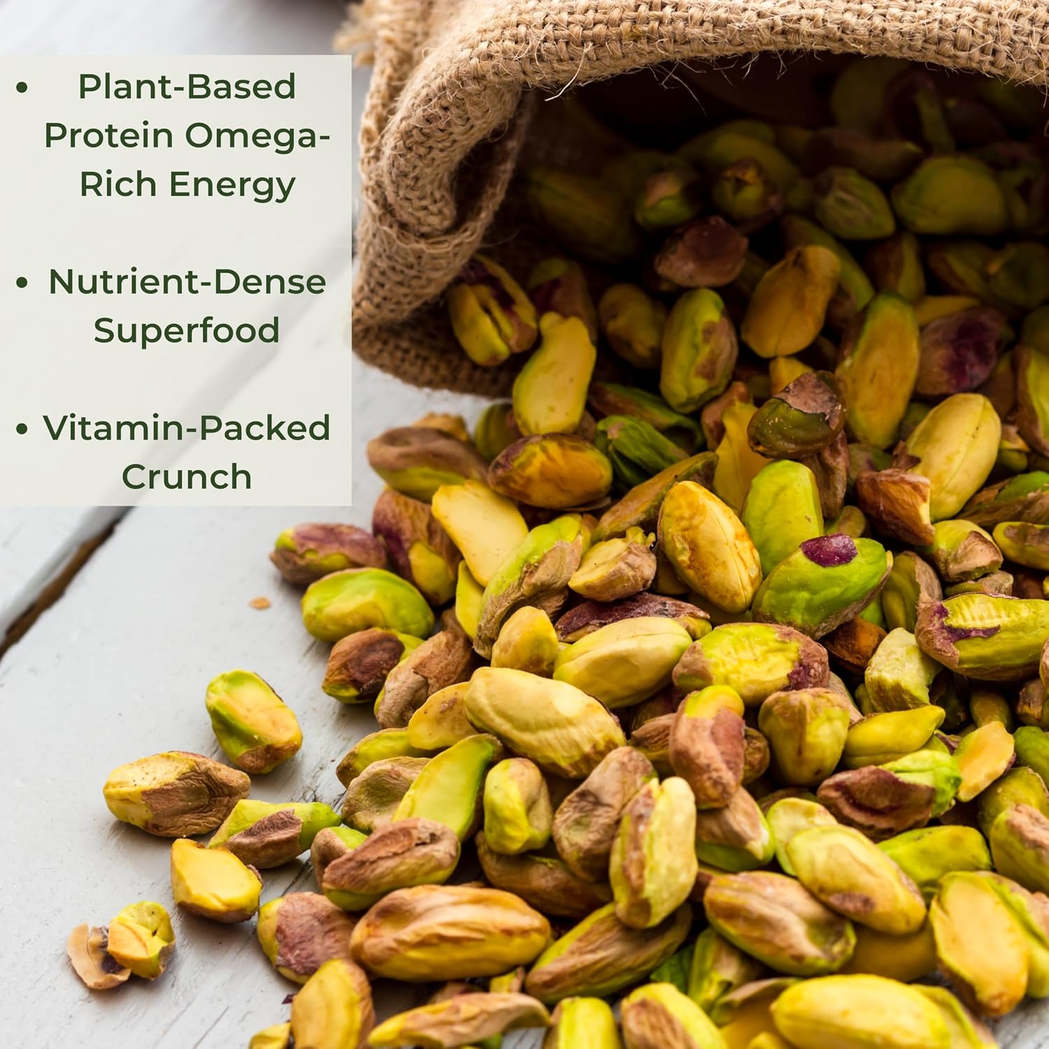 Anna and Sarah Turkish Pistachio Kernels Mavardi - Raw Shelled, 16 Oz