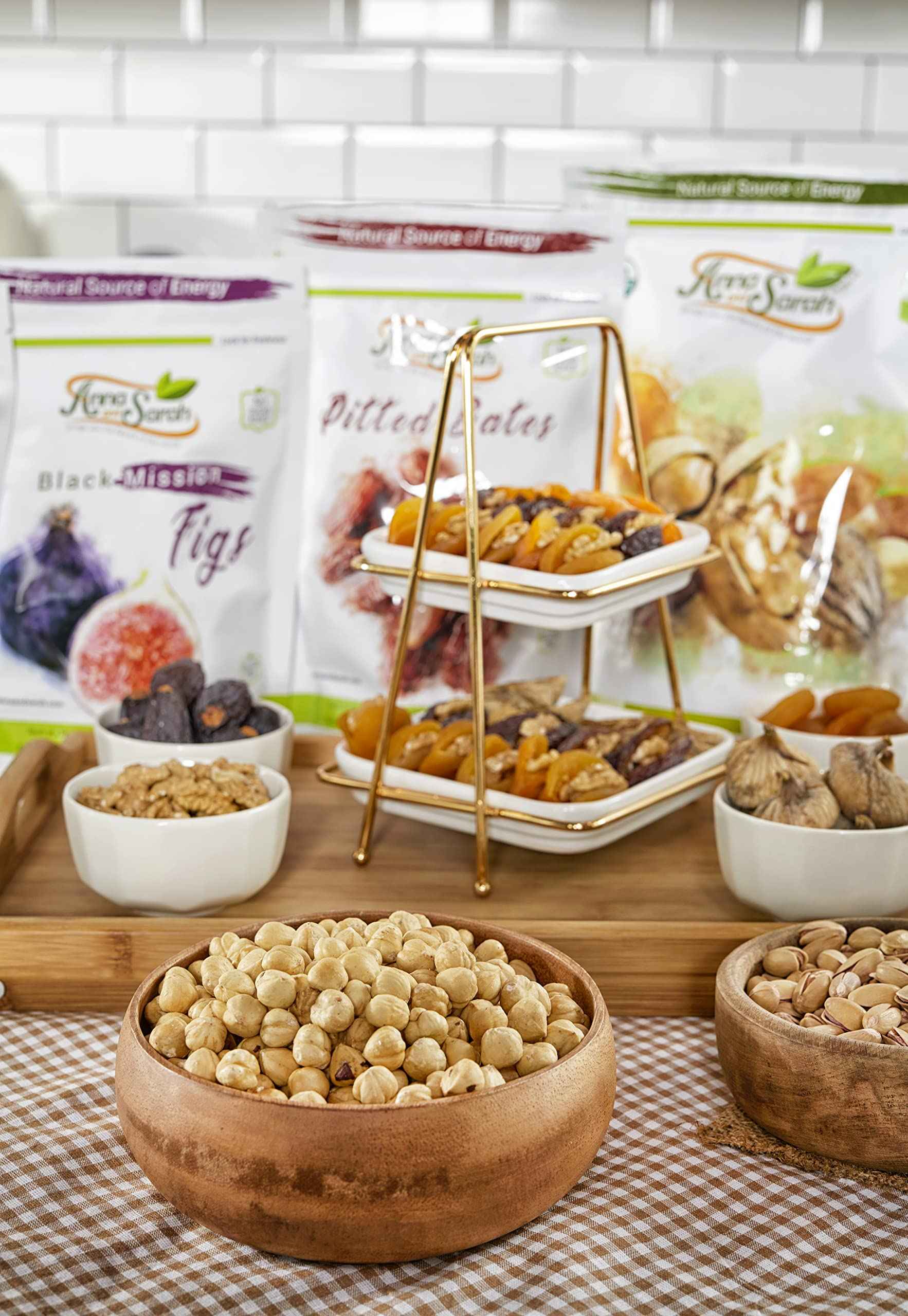 Anna and Sarah Dry Roasted Lightly Salted Oregon Extra Large Hazelnuts Kosher and Gluten Free in Resealable Bag 1 Lb