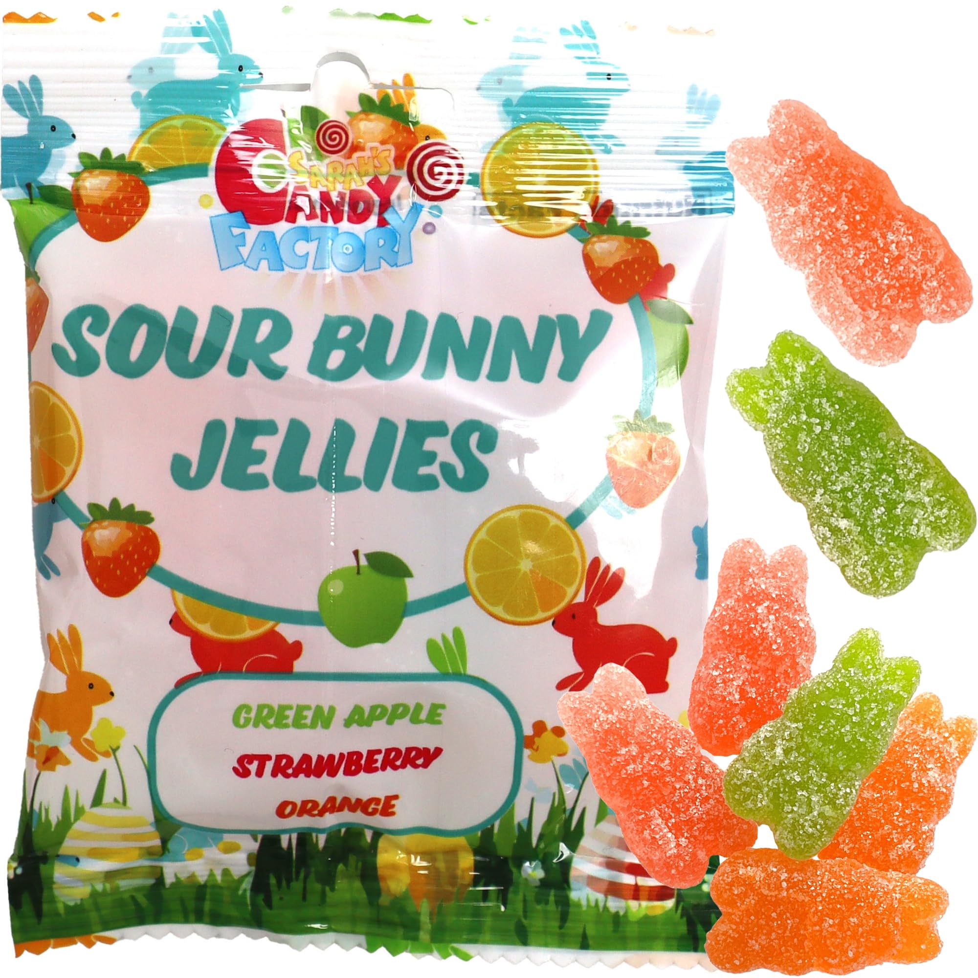 Sarah's Candy Factory Sarah's Candy Factory Easter Mix Sour Bunny Gummies - 48 Pack