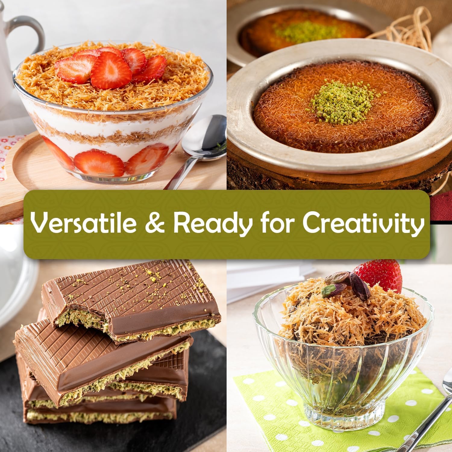 Sarah's Candy Factory Sarah's Candy Factory 250g Roasted & Shredded Kadayif Dough