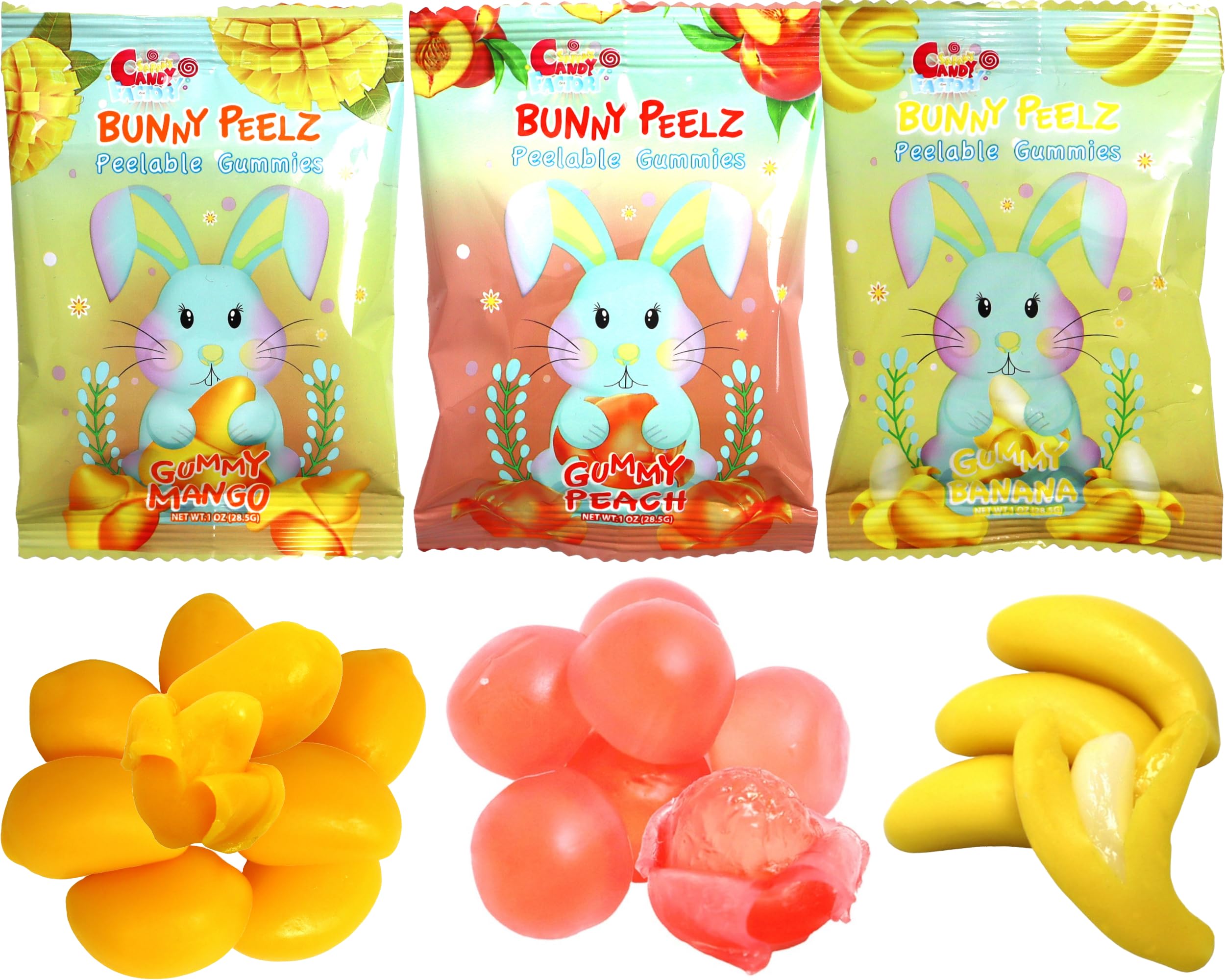 Sarah's Candy Factory Sarah's Candy Factory Peelable Gummy Candy - 3 Flavor Pack
