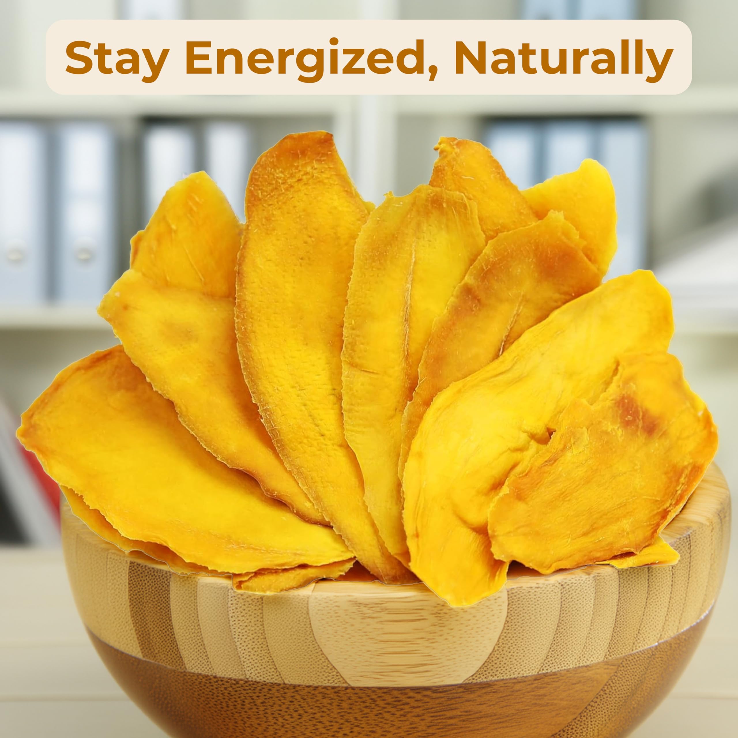 Dried Mango Slices - 33 Lbs Soft & Juicy, No Sugar Added