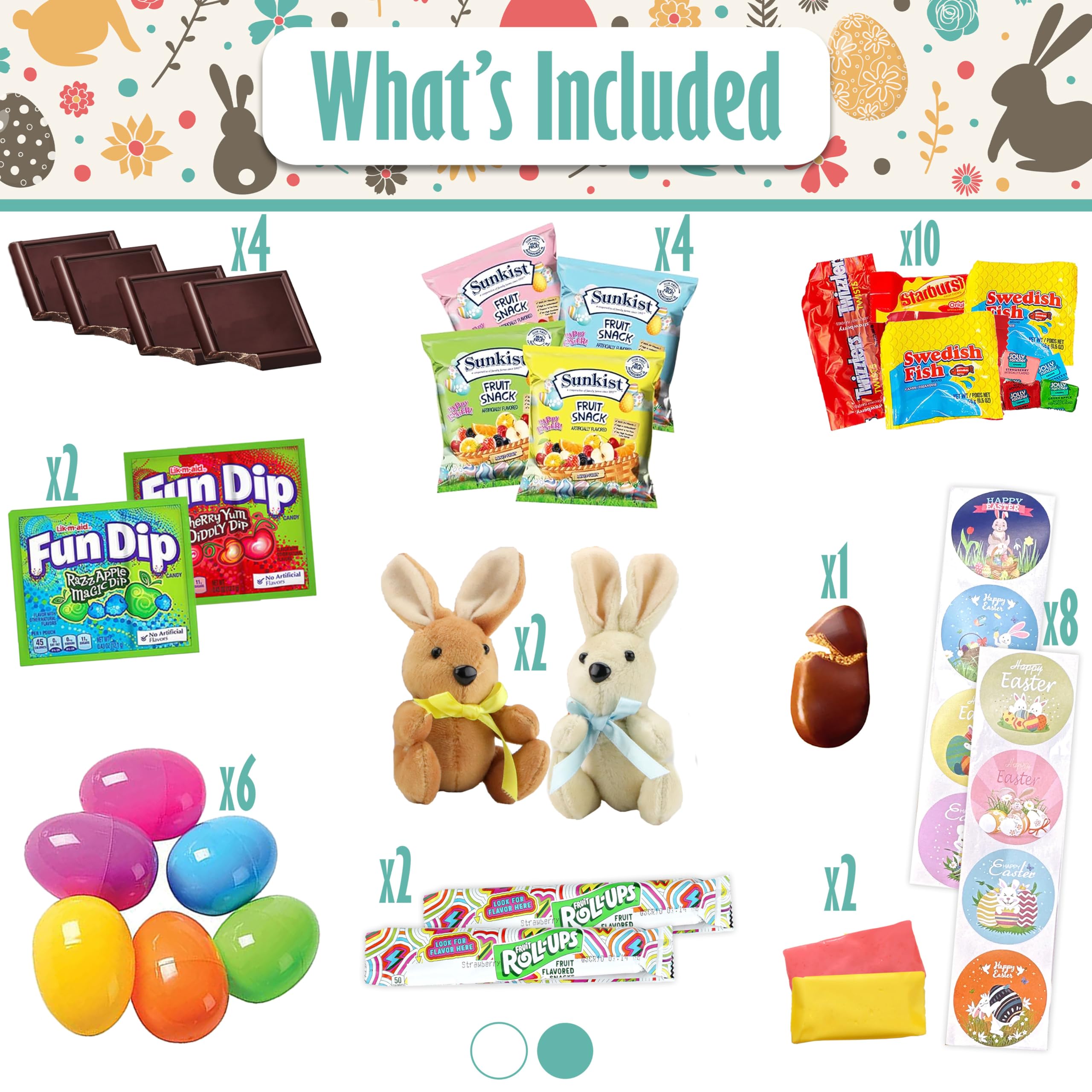 Sarah's Candy Factory Easter Snack Pink Tin (60 Count) - Assorted Candy Treats