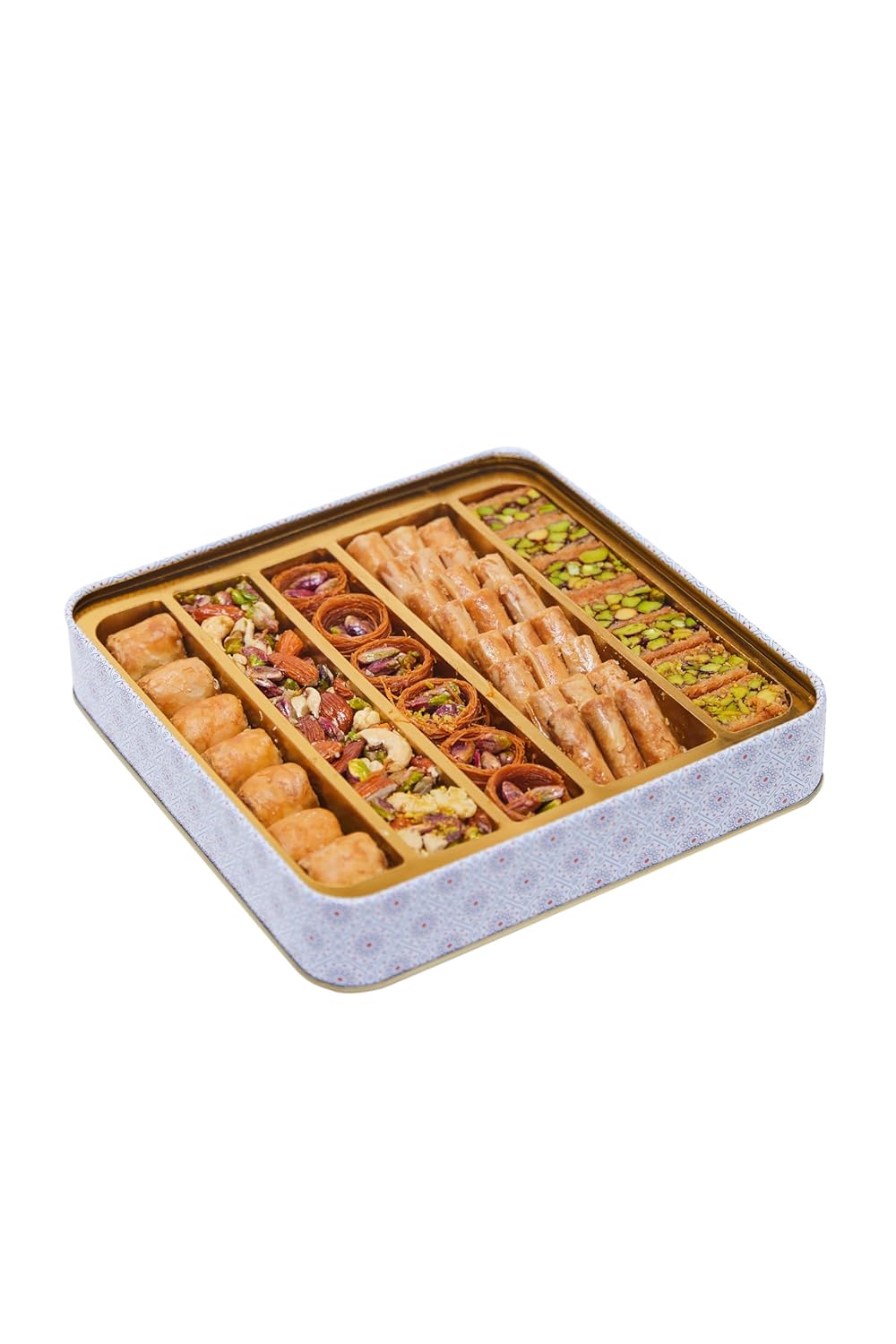 Sarah's Candy Factory 1.1 Lb Assorted Premium Baklava Pastry Gift Box Halal Snacks