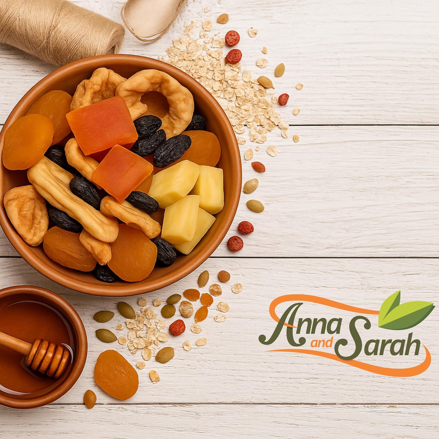 Anna and Sarah Natural Bitter Apricot Kernels - 16 Oz