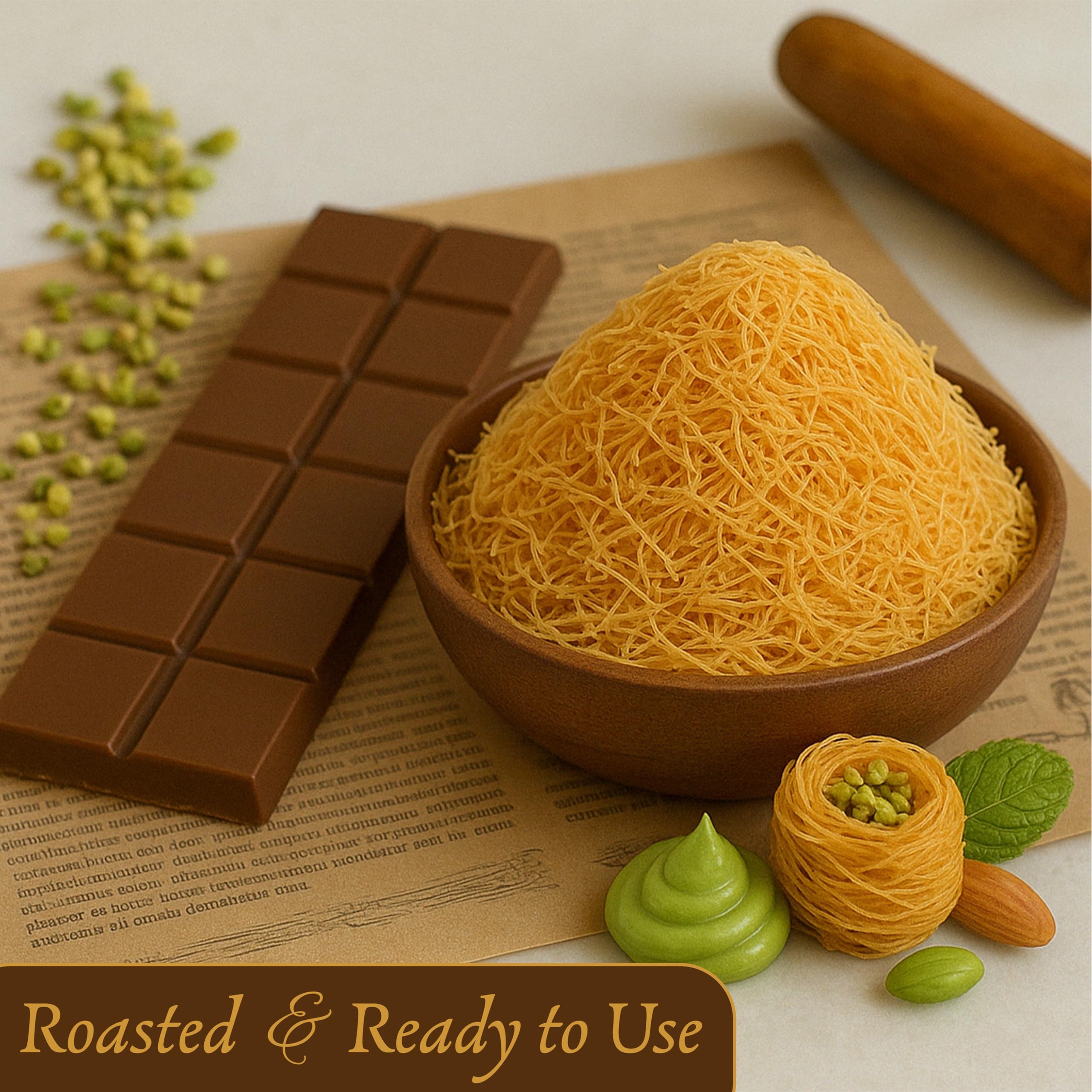 Sarah's Candy Factory Sarah's Candy Factory 250g Roasted & Shredded Kadayif Dough