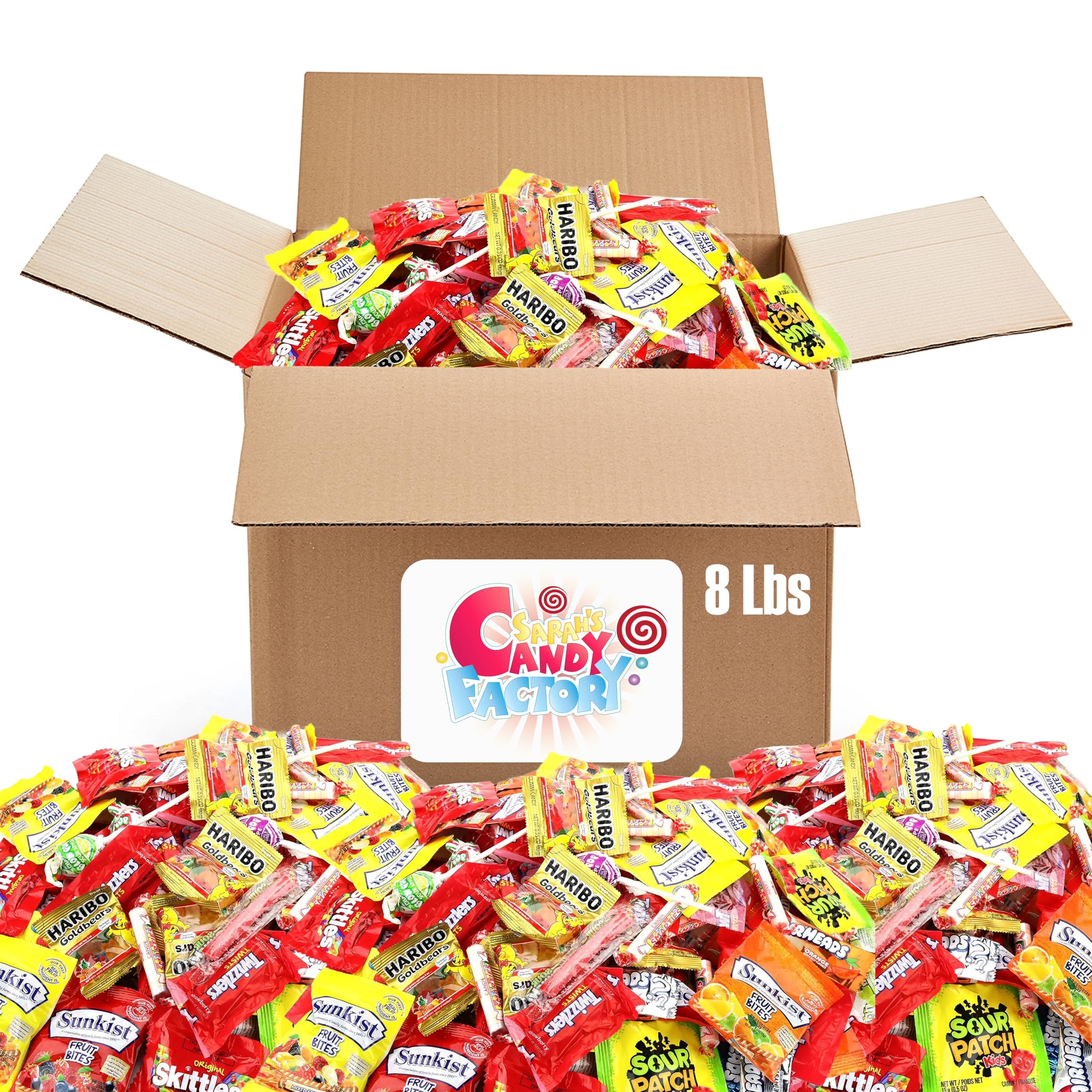 Sarah's Candy Factory 8 lb Assorted Fruit Candy Box