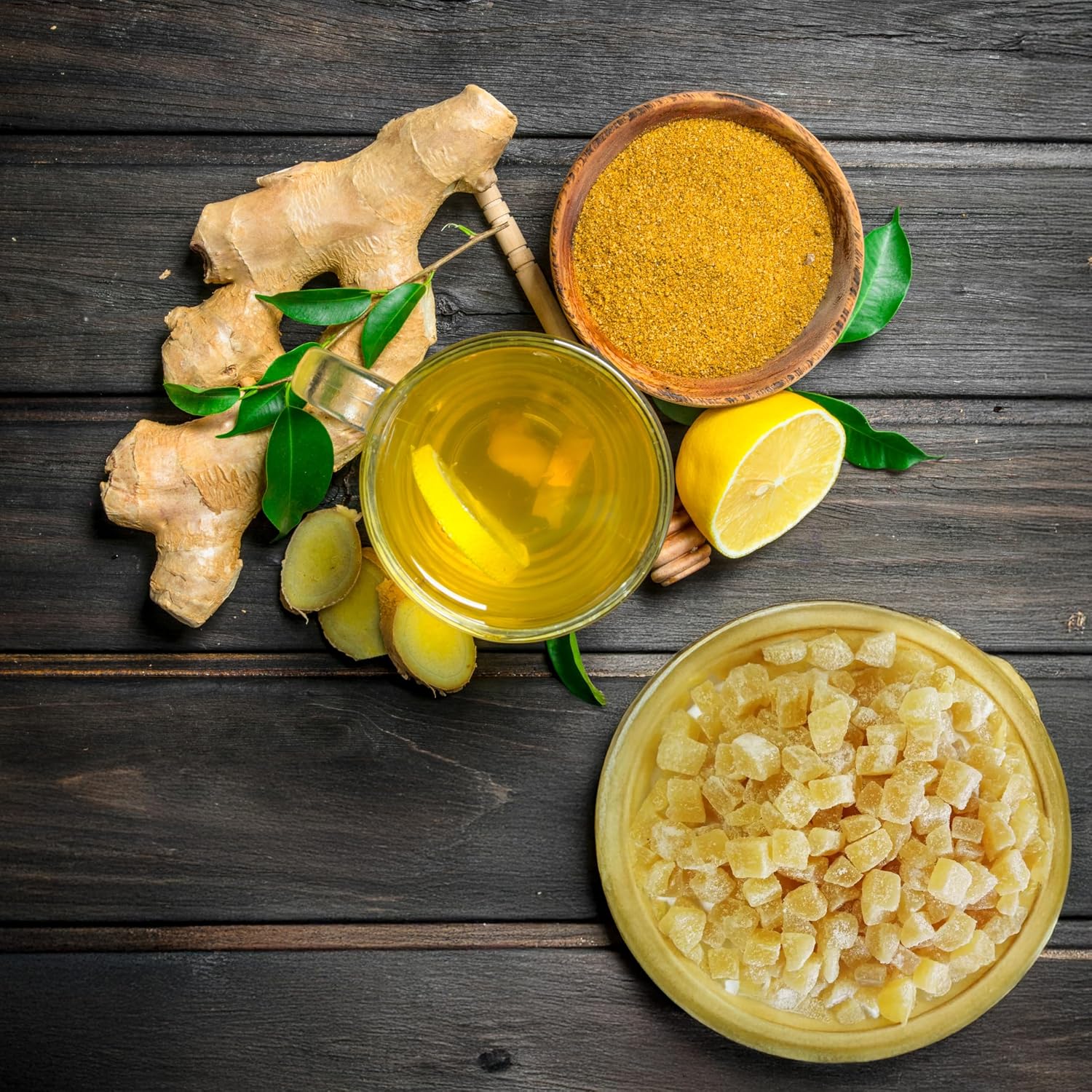 Anna and Sarah Organic Dehydrated Diced Ginger Pieces