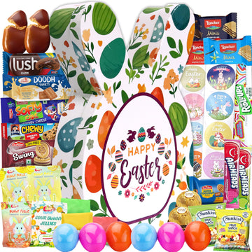 Easter Treat Bunny Box (40 Count) - Delightful Snacks and Treats