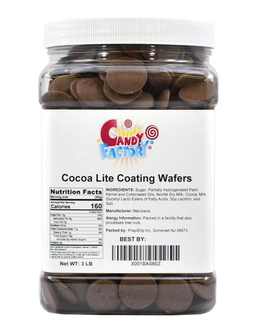3 Lbs Milk Chocolate Melting Wafers in Jar