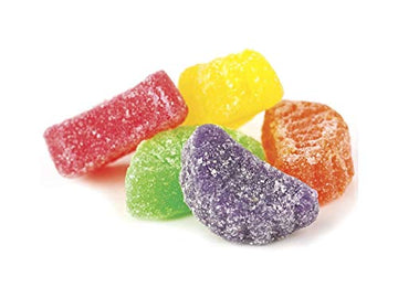 Assorted Fruit Slices Candy - 5 Lbs Jar