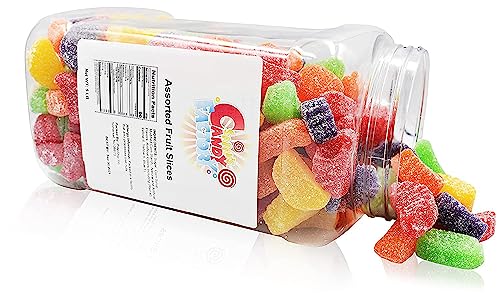 Sarah's Candy Factory Assorted Fruit Slices Candy - 5 Lbs Jar