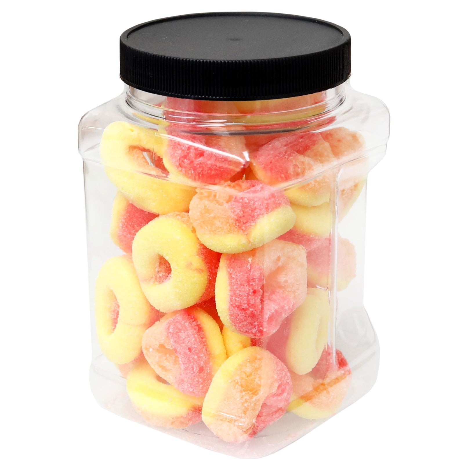 Freeze-Dried Peach Rings - Crunchy & Sweet