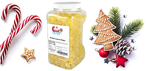 Sanded Lemon Drops - 6 Lbs Jar