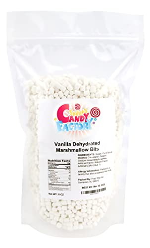 Vanilla Mini Dehydrated Marshmallow Bits - 8 Oz