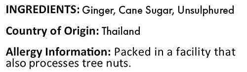 Anna and Sarah Unsulphured Crystallized Ginger Chunks in Resealable Bag, 2lbs