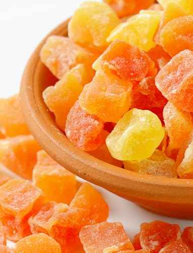 Dried Tropical Fruit Trio Diced Pineapple - In Resealable Bag, 16 oz