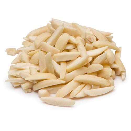 Blanched Slivered Almonds - 2 Lbs Resealable Bag by Anna and Sarah