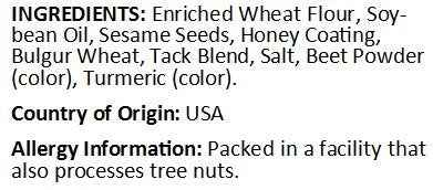 Anna and Sarah Honey Roasted Sesame Sticks in Resealable Bag, 2 Lbs