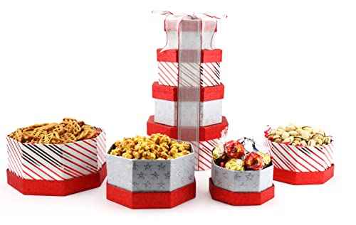 Anna and Sarah Gourmet Gift Tower Party Mix