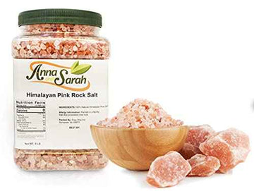 Anna and Sarah Himalayan Pink Rock Salt - 5 Lbs Jar
