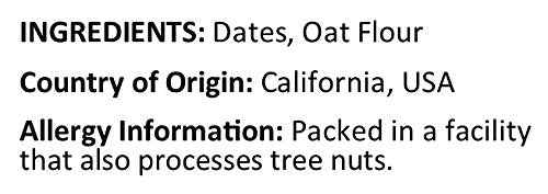 Anna and Sarah Chopped Dates with Oat Flour in Resealable Bag (5 Lbs)