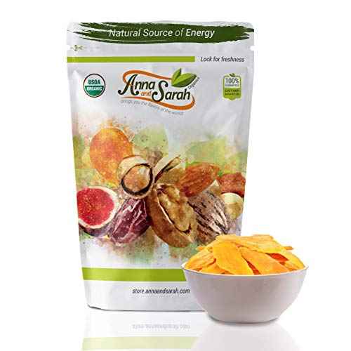 Dried Organic Mango - No Sugar Added, Premium Quality