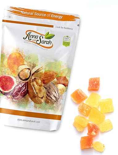 Dried Tropical Fruit Trio Diced Pineapple - In Resealable Bag, 16 oz