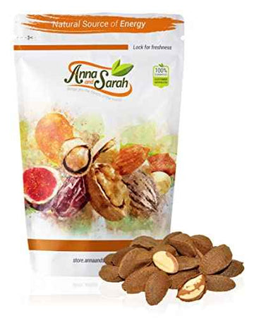 Anna and Sarah Raw Brazil Nuts in Shell - 2 Lbs Resealable Bag