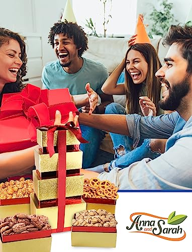 Anna and Sarah Deluxe Gift Tower - Assorted Snacks