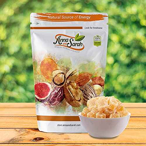 Anna and Sarah Unsulphured Crystallized Ginger Chunks in Resealable Bag, 2lbs