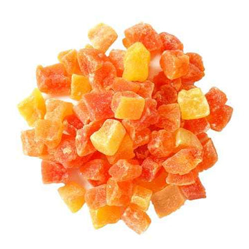 Dried Tropical Fruit Trio - Diced Pineapple, Mango & Papaya 16 oz