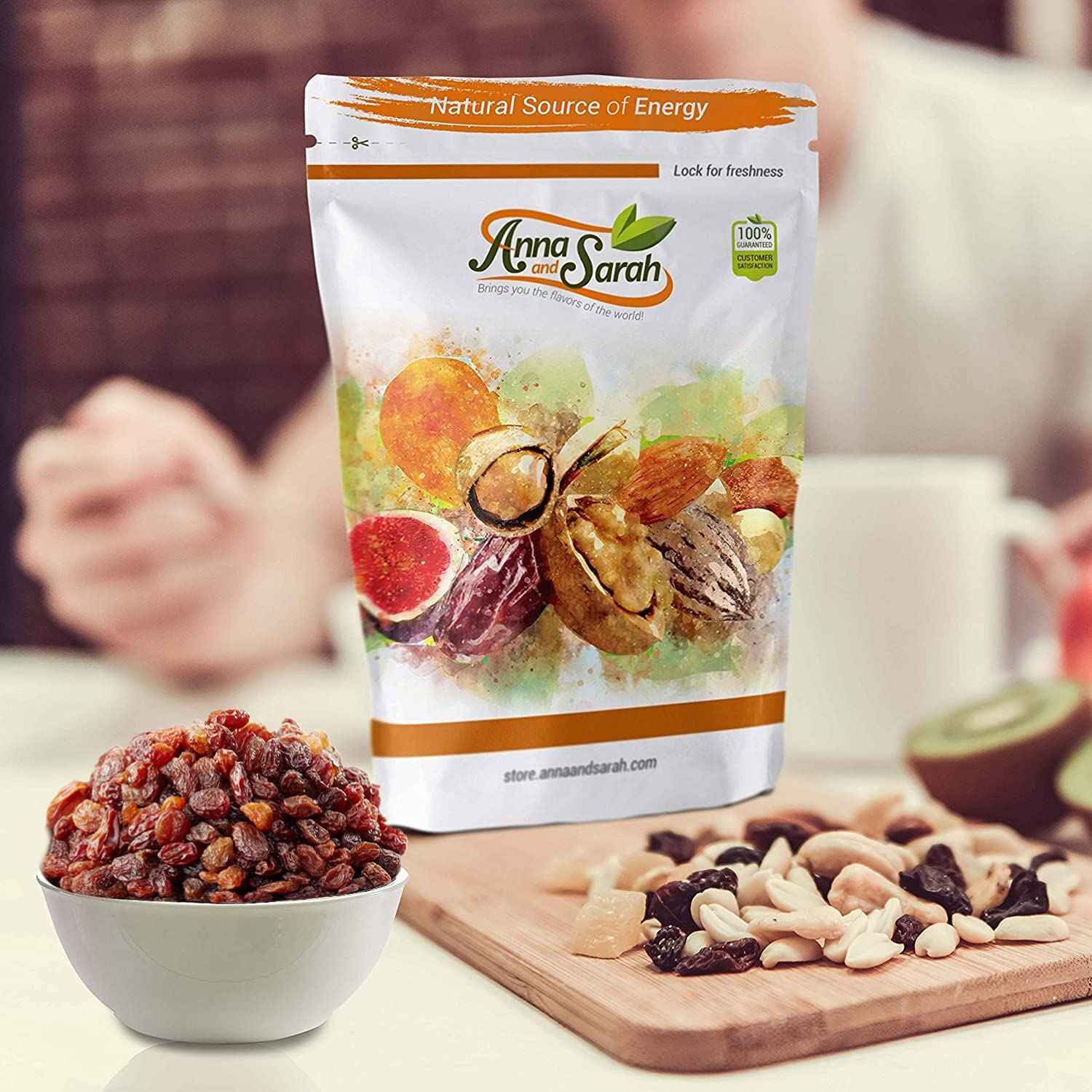 Natural Seedless Thompson Raisins Two Pounds Pack