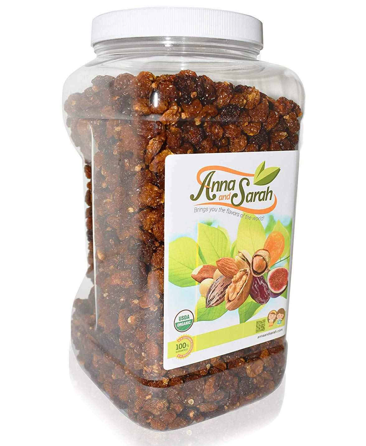 Anna and Sarah Organic Dried Golden Berries, 4.5 Lbs