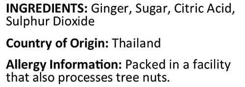Dried Crystallized Ginger - Anna and Sarah - Anna and Sarah