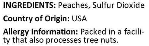 Anna and Sarah Dried Fancy Peaches