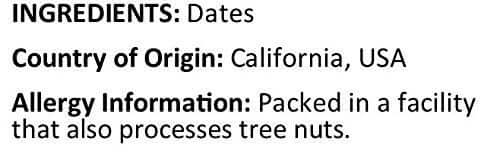 Pitted Dates - Anna and Sarah California Dates in Resealable Bag - Anna and Sarah
